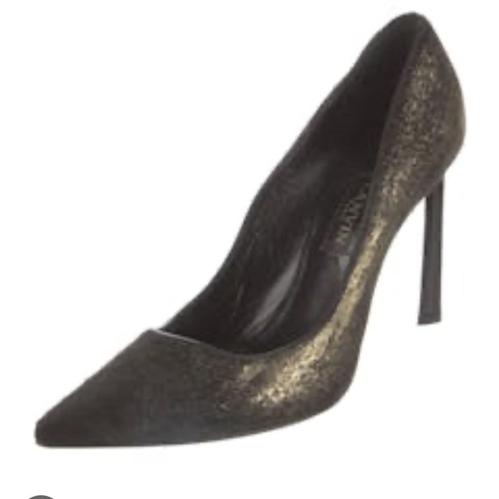 Authentic LANVIN Metallic Gold (Pony Hair) Pumps size 37.5 - Picture 12 of 12